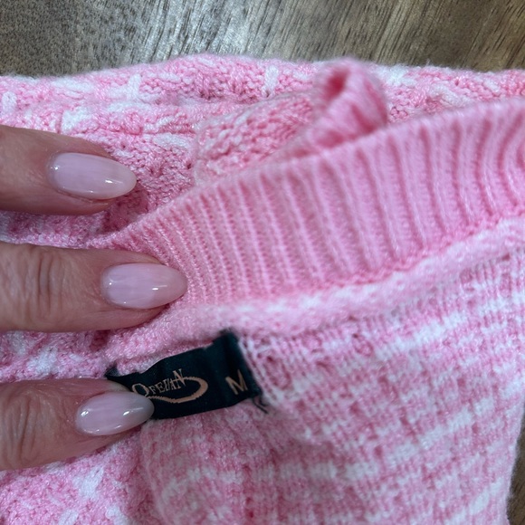 Pink Women's Cardigan Sweater - Picture 5 of 7